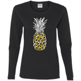 T-Shirts Black / S Tropical Illusion Women's Long Sleeve T-Shirt