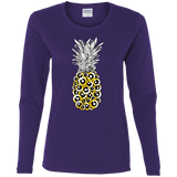 T-Shirts Purple / S Tropical Illusion Women's Long Sleeve T-Shirt