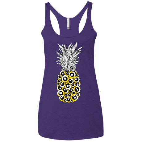 T-Shirts Purple Rush / X-Small Tropical Illusion Women's Triblend Racerback Tank