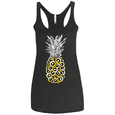 T-Shirts Vintage Black / X-Small Tropical Illusion Women's Triblend Racerback Tank