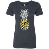 T-Shirts Vintage Navy / S Tropical Illusion Women's Triblend T-Shirt
