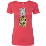 T-Shirts Vintage Red / S Tropical Illusion Women's Triblend T-Shirt