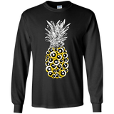 T-Shirts Black / YS Tropical Illusion Youth Long Sleeve T-Shirt