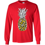T-Shirts Red / YS Tropical Illusion Youth Long Sleeve T-Shirt
