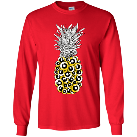 T-Shirts Red / YS Tropical Illusion Youth Long Sleeve T-Shirt