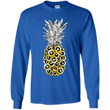T-Shirts Royal / YS Tropical Illusion Youth Long Sleeve T-Shirt