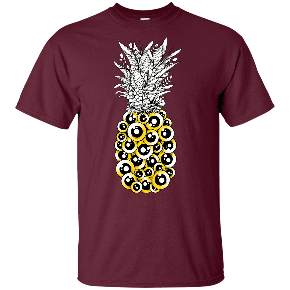 T-Shirts Maroon / YXS Tropical Illusion Youth T-Shirt