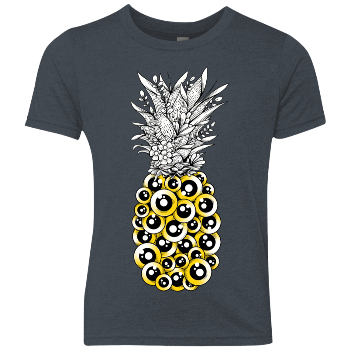 T-Shirts Vintage Navy / YXS Tropical Illusion Youth Triblend T-Shirt