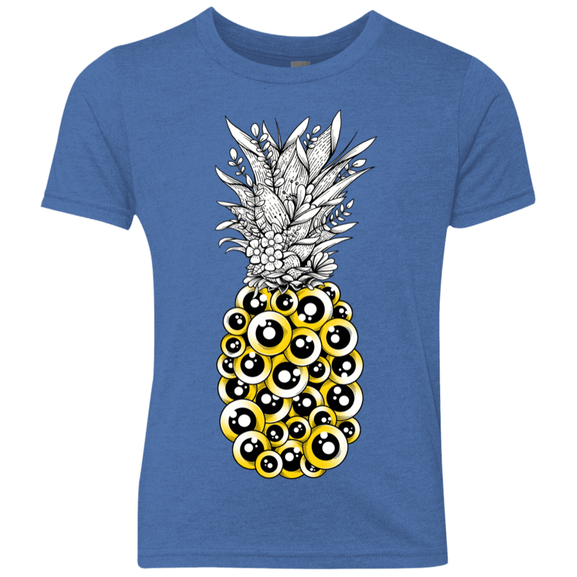 T-Shirts Vintage Royal / YXS Tropical Illusion Youth Triblend T-Shirt