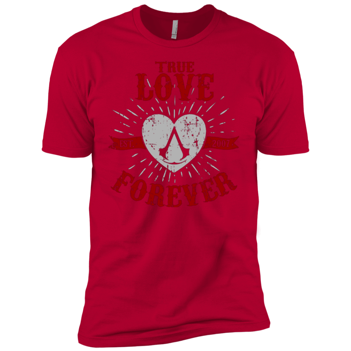 T-Shirts Red / YXS True Love Forever Assasin Boys Premium T-Shirt
