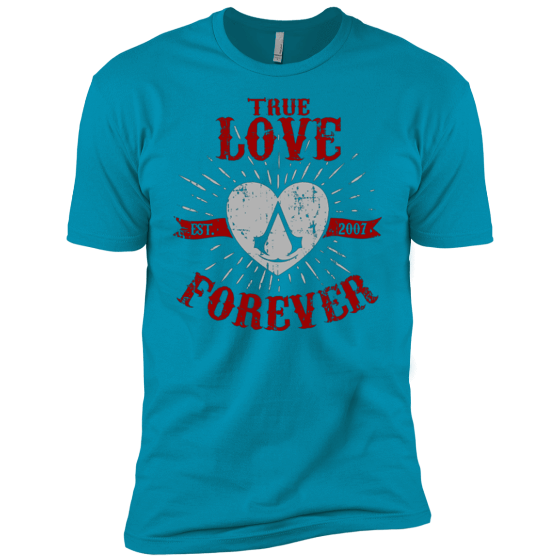 T-Shirts Turquoise / YXS True Love Forever Assasin Boys Premium T-Shirt