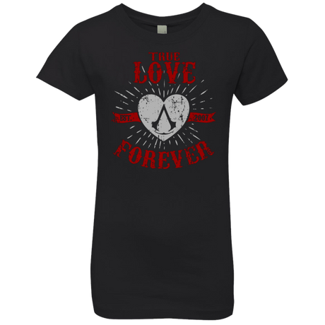 T-Shirts Black / YXS True Love Forever Assasin Girls Premium T-Shirt