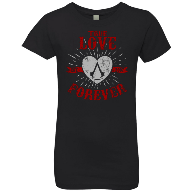 T-Shirts Black / YXS True Love Forever Assasin Girls Premium T-Shirt