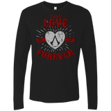 T-Shirts Black / Small True Love Forever Assasin Men's Premium Long Sleeve
