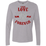 T-Shirts Heather Grey / Small True Love Forever Assasin Men's Premium Long Sleeve
