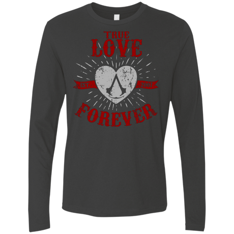 T-Shirts Heavy Metal / Small True Love Forever Assasin Men's Premium Long Sleeve