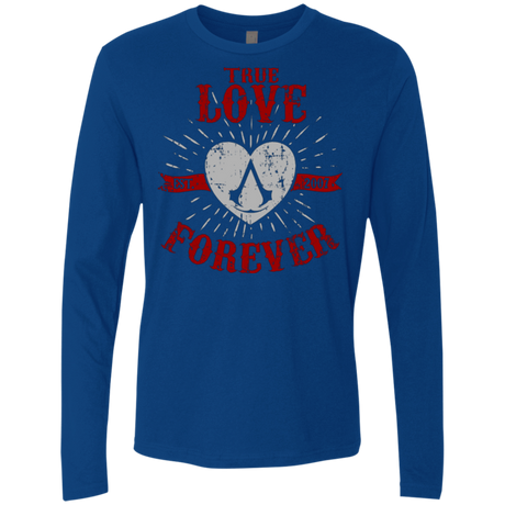 T-Shirts Royal / Small True Love Forever Assasin Men's Premium Long Sleeve