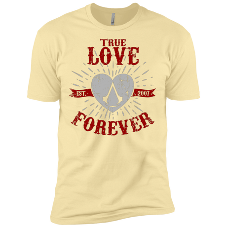 T-Shirts Banana Cream / X-Small True Love Forever Assasin Men's Premium T-Shirt