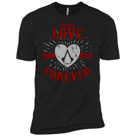 T-Shirts Black / X-Small True Love Forever Assasin Men's Premium T-Shirt