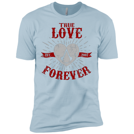 T-Shirts Light Blue / X-Small True Love Forever Assasin Men's Premium T-Shirt
