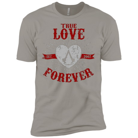 T-Shirts Light Grey / X-Small True Love Forever Assasin Men's Premium T-Shirt