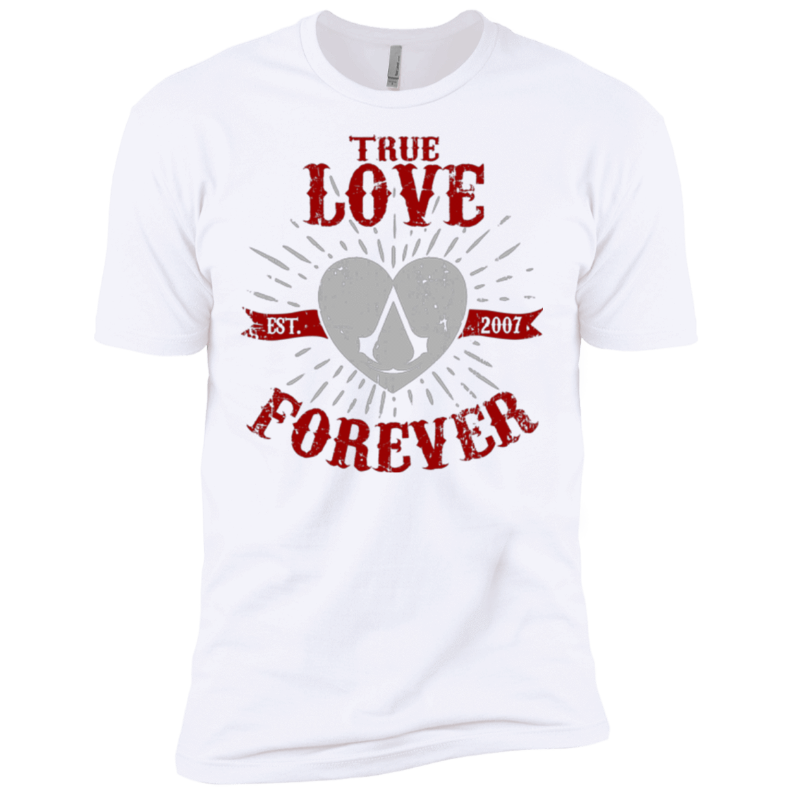 T-Shirts White / X-Small True Love Forever Assasin Men's Premium T-Shirt