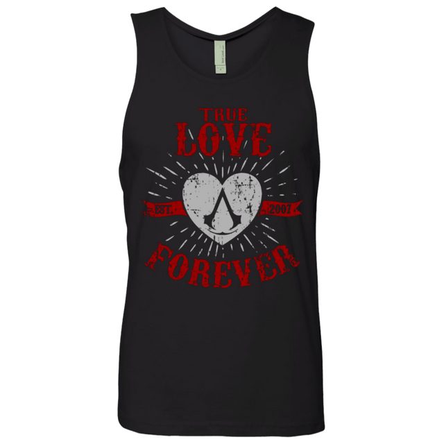 T-Shirts Black / Small True Love Forever Assasin Men's Premium Tank Top