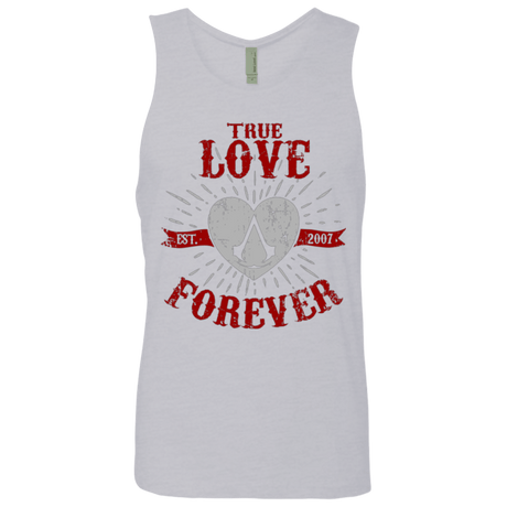 T-Shirts Heather Grey / Small True Love Forever Assasin Men's Premium Tank Top