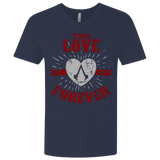 T-Shirts Midnight Navy / X-Small True Love Forever Assasin Men's Premium V-Neck