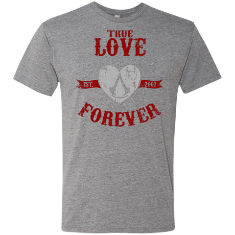 T-Shirts Premium Heather / Small True Love Forever Assasin Men's Triblend T-Shirt