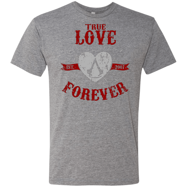 T-Shirts Premium Heather / Small True Love Forever Assasin Men's Triblend T-Shirt