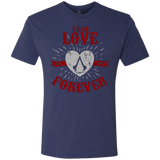 T-Shirts Vintage Navy / Small True Love Forever Assasin Men's Triblend T-Shirt