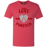 T-Shirts Vintage Red / Small True Love Forever Assasin Men's Triblend T-Shirt