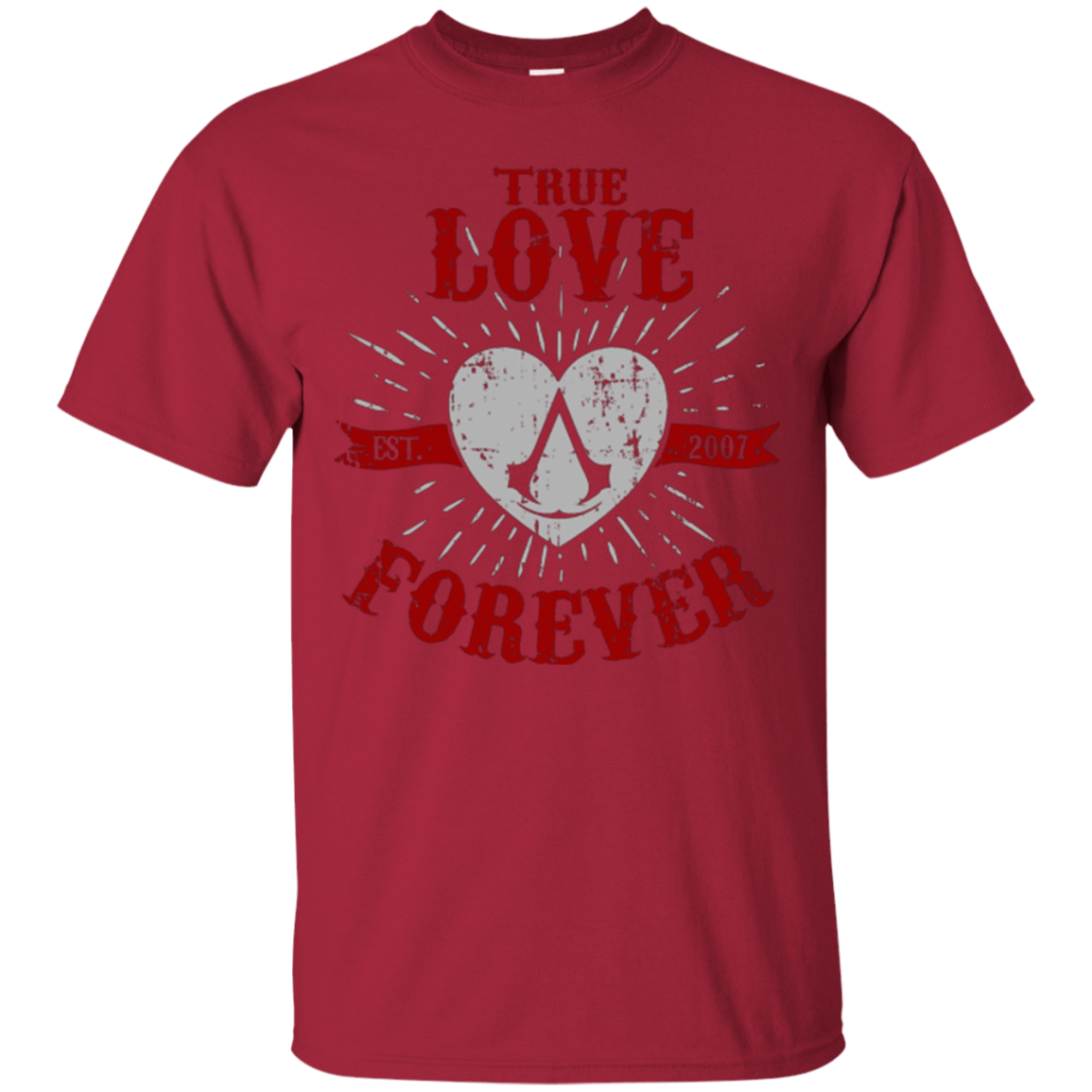 T-Shirts Cardinal / Small True Love Forever Assasin T-Shirt