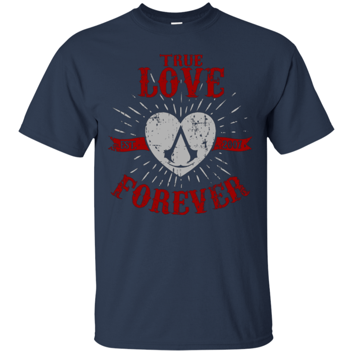 T-Shirts Navy / Small True Love Forever Assasin T-Shirt