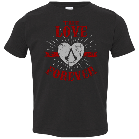 T-Shirts Black / 2T True Love Forever Assasin Toddler Premium T-Shirt