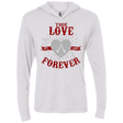T-Shirts Heather White / X-Small True Love Forever Assasin Triblend Long Sleeve Hoodie Tee