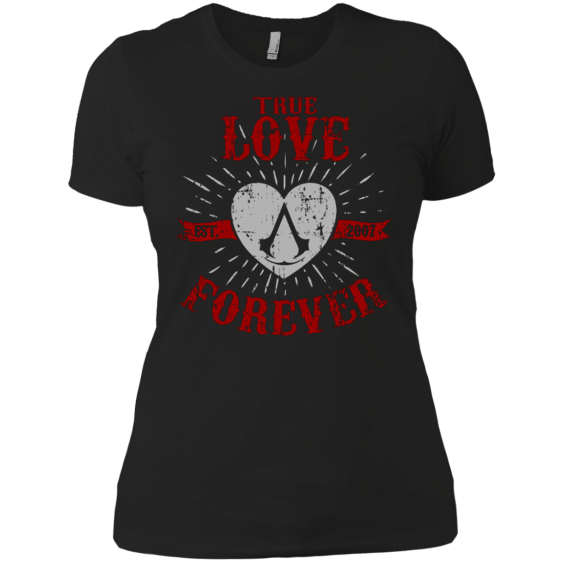 T-Shirts Black / X-Small True Love Forever Assasin Women's Premium T-Shirt