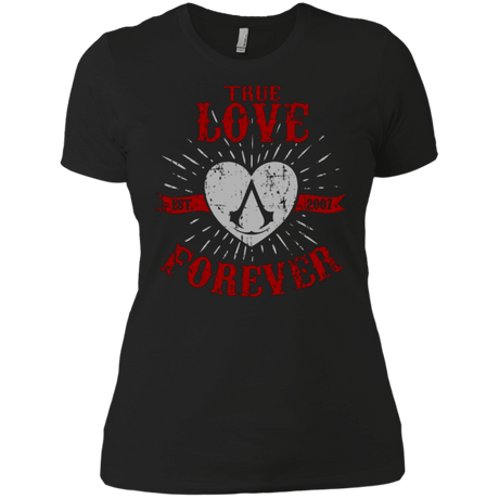 T-Shirts Black / X-Small True Love Forever Assasin Women's Premium T-Shirt