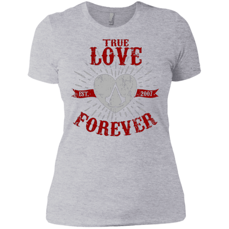 T-Shirts Heather Grey / X-Small True Love Forever Assasin Women's Premium T-Shirt