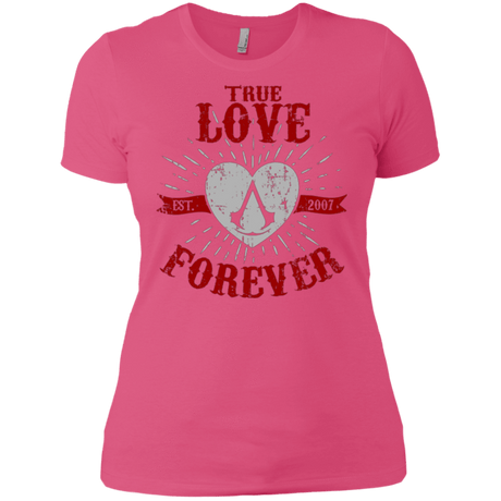T-Shirts Hot Pink / X-Small True Love Forever Assasin Women's Premium T-Shirt