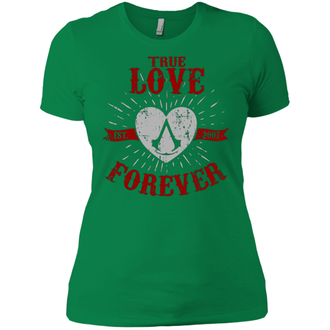 T-Shirts Kelly Green / X-Small True Love Forever Assasin Women's Premium T-Shirt