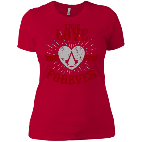 T-Shirts Red / X-Small True Love Forever Assasin Women's Premium T-Shirt