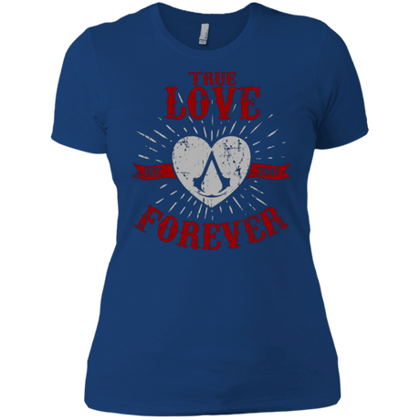 T-Shirts Royal / X-Small True Love Forever Assasin Women's Premium T-Shirt