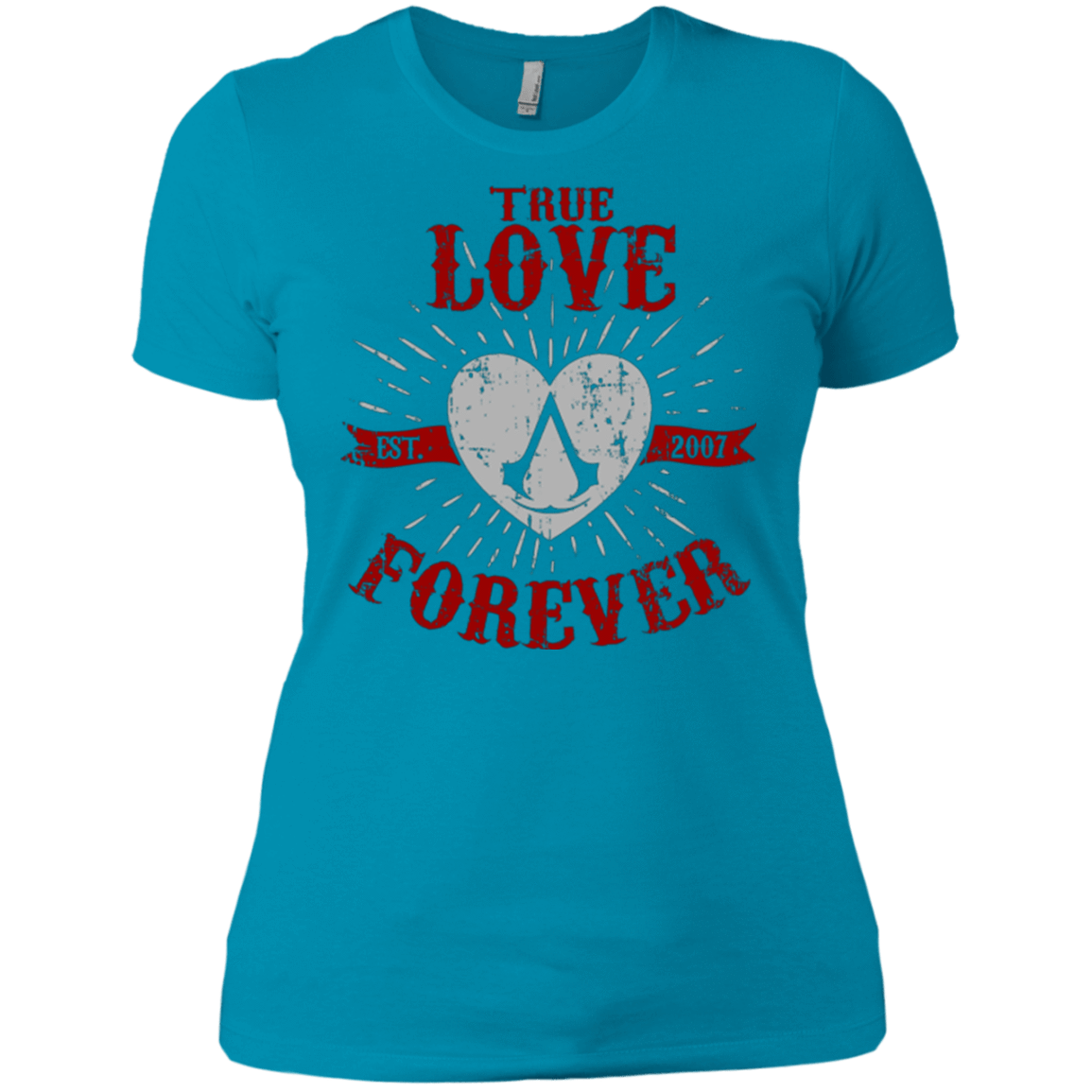 T-Shirts Turquoise / X-Small True Love Forever Assasin Women's Premium T-Shirt