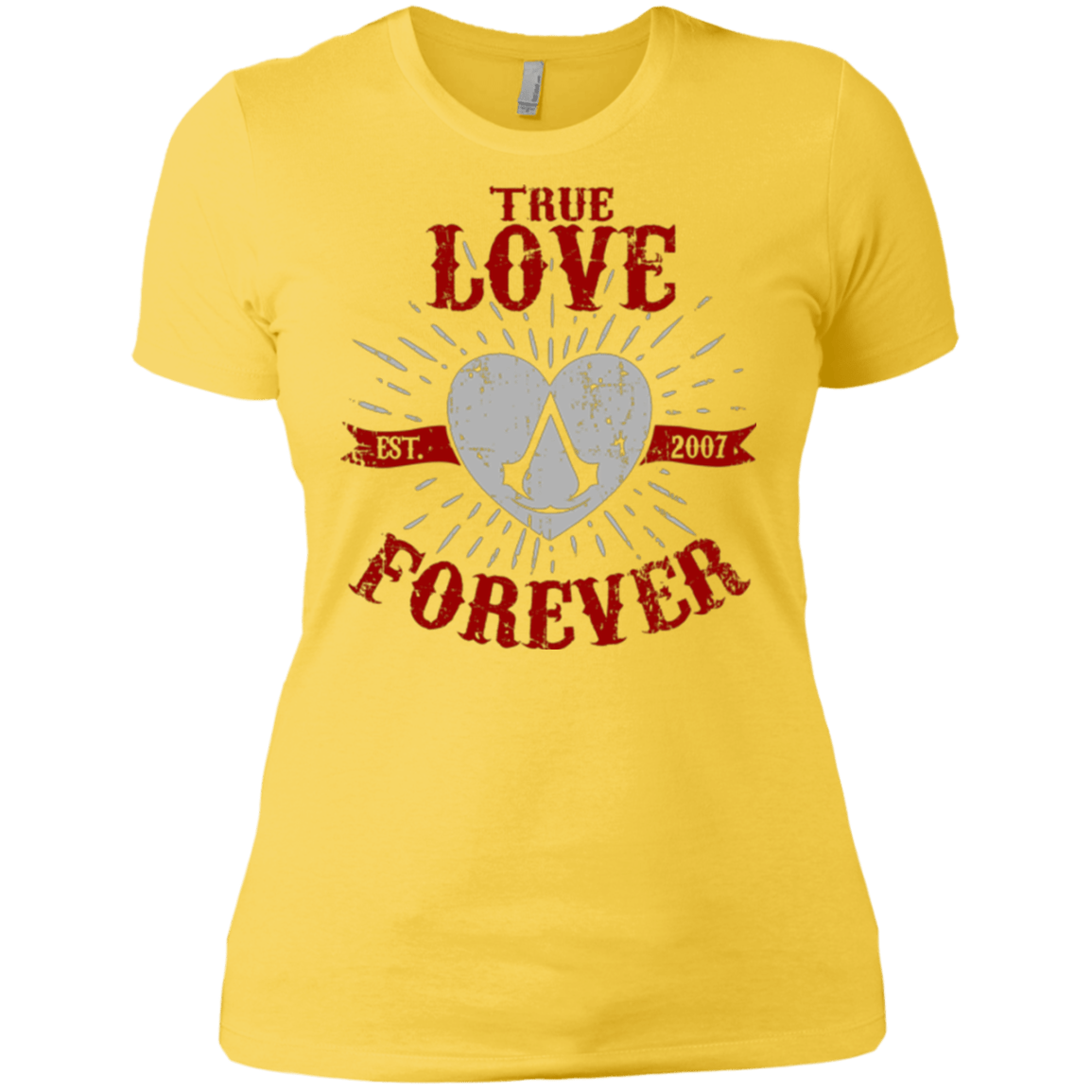T-Shirts Vibrant Yellow / X-Small True Love Forever Assasin Women's Premium T-Shirt