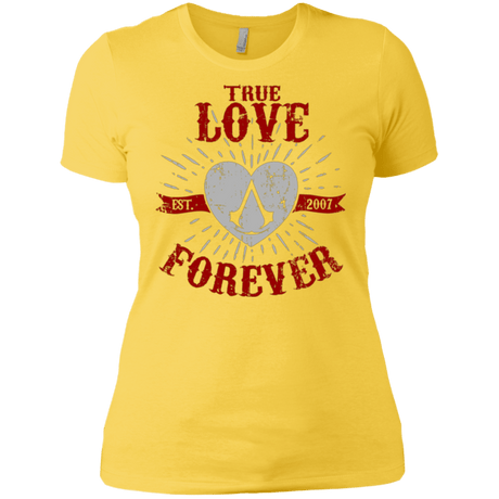T-Shirts Vibrant Yellow / X-Small True Love Forever Assasin Women's Premium T-Shirt