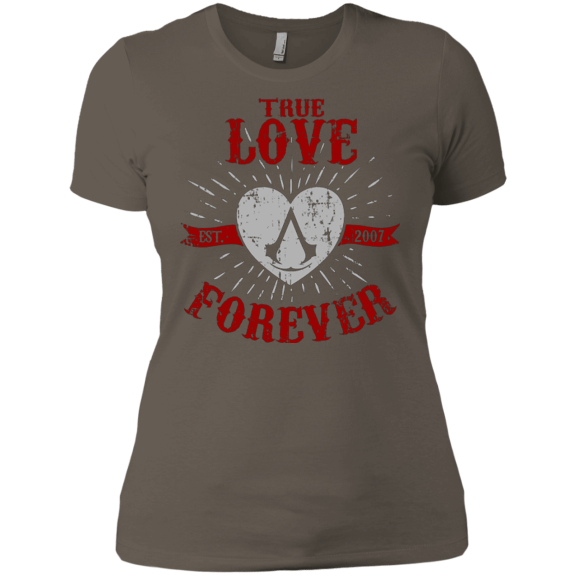 T-Shirts Warm Grey / X-Small True Love Forever Assasin Women's Premium T-Shirt