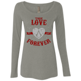 T-Shirts Venetian Grey / Small True Love Forever Assasin Women's Triblend Long Sleeve Shirt