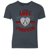 T-Shirts Vintage Navy / YXS True Love Forever Assasin Youth Triblend T-Shirt